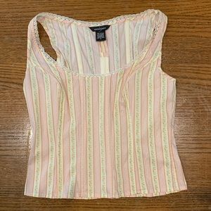 Bustier or corset top